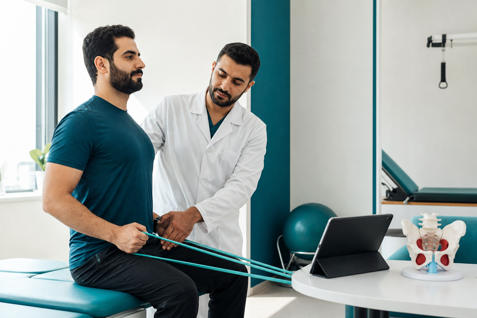 قسم العلاج الطبيعي + جراحة المسالك والذكورة والعقم